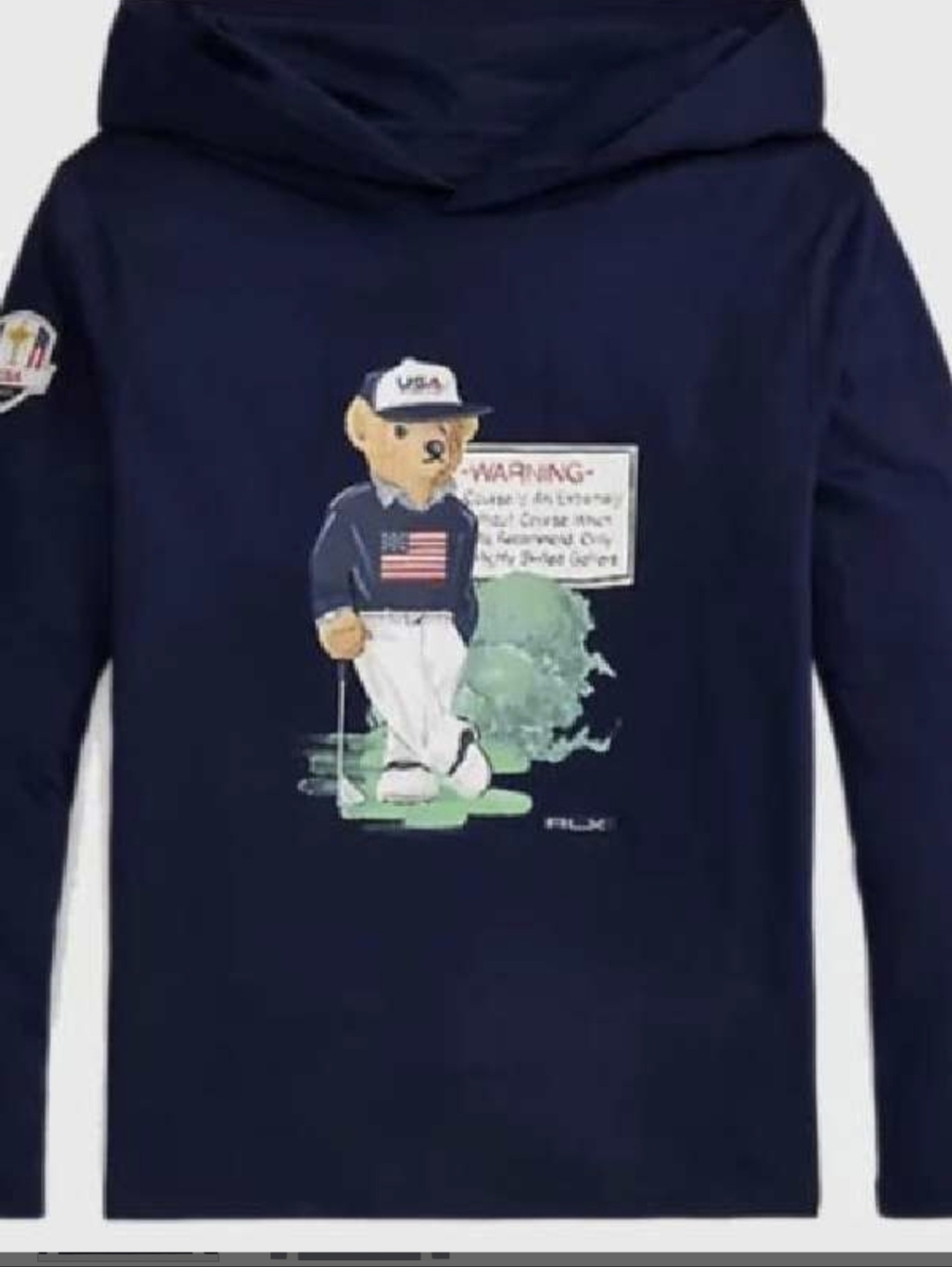 NWT Polo RALPH LAUREN Golf HOODIE Ryder Cup MED